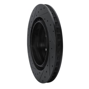 Lexus RC F Brake Rotor (1) - Rear - R1 Concepts - Drilled & Slotted - Black - `15-`22 Lexus RC F Brake Rotor (1) - Rear - R1 Concepts - Drilled & Slotted - Black - `15-`22